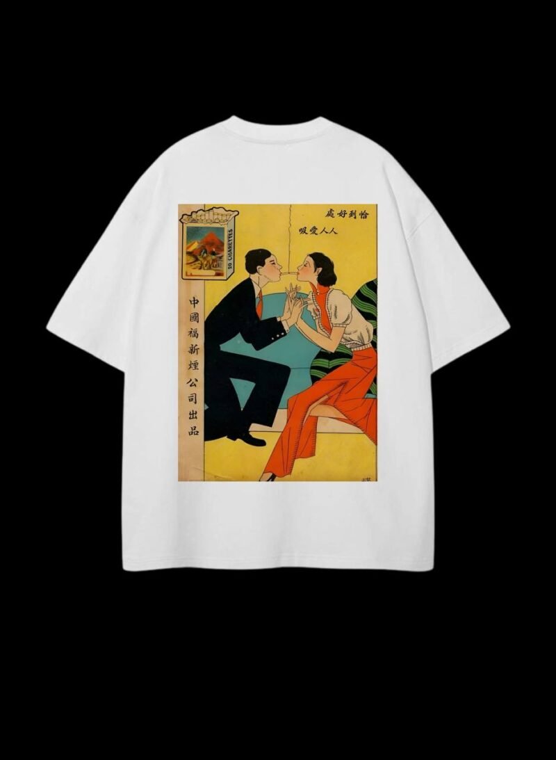 FORBIDDEN KISS DIGITAL PRINTED T SHIRT